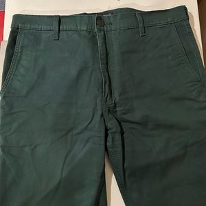 Green Levi’s men’s slacks 36x34 regular fit.